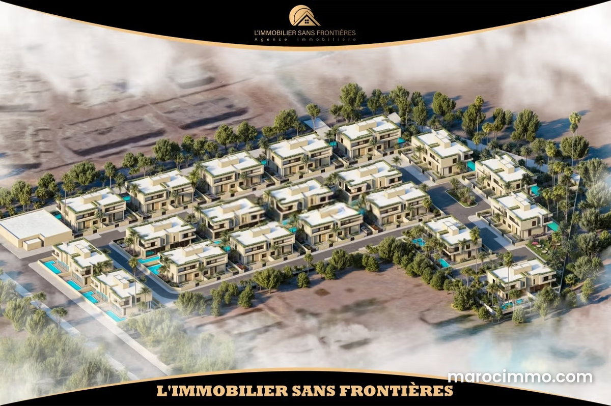 Villas à vendre à Route de Tahnaout, 350 m², Marrakech
