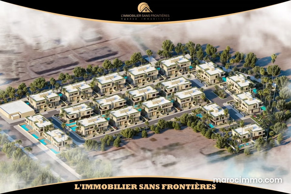 Villas à vendre à Route de Tahnaout, 350 m², Marrakech