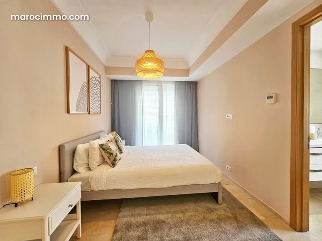 Location appartement meublé moderne 2chambres avec terrasse, Casa Finance City — 5