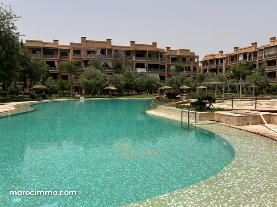 Appartement meublé plain, pied avec terrasse et jardin à Agdal Marrakech — Marrakech