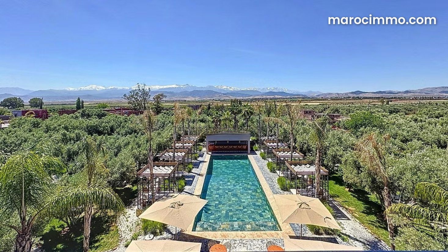 Villa maison d'hôtes 1000 m², Route de Tahanaoute, Marrakech — Marrakech