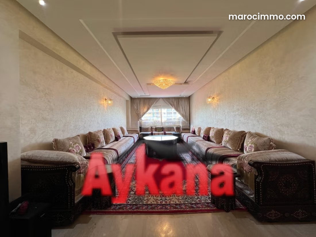 High-end furnished apartment for rent in Hay Riad, Rabat — Rabat