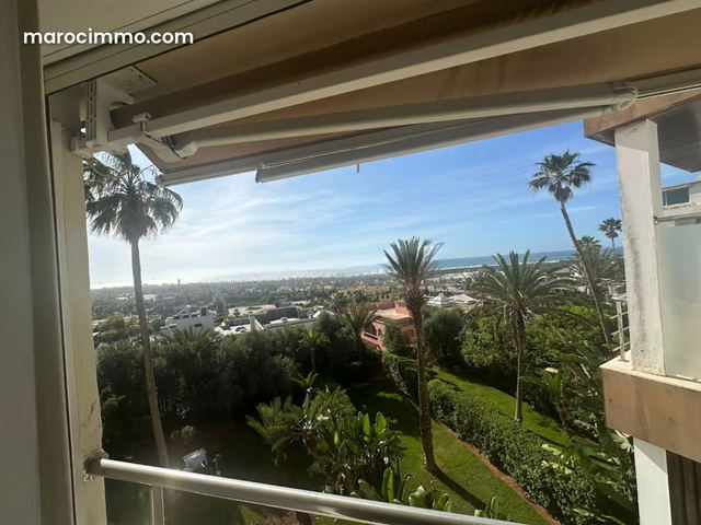 Appartement meublé avec vue sur mer – 220 m² — الدار البيضاء