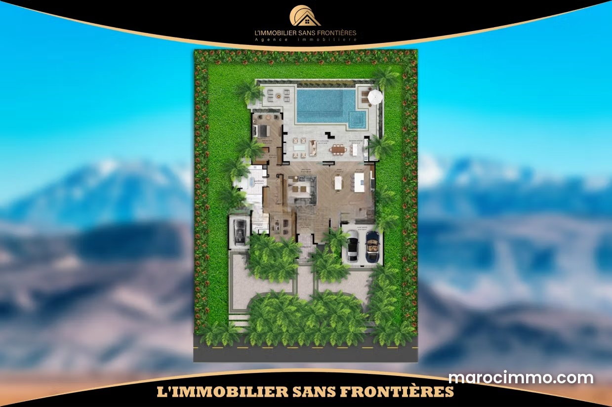 1,188 m² Villa-Zoned Plot on Ourika Road, Marrakech — Marrakesh
