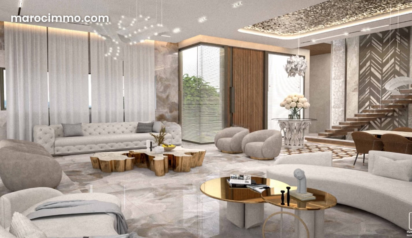 Contemporary 590 m² Villa with Pool and Views, Route de l’Ourika, Marrakech — Marrakesh