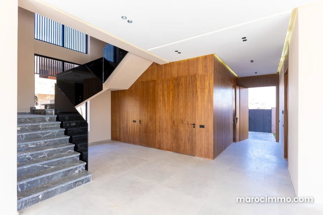 New Contemporary Villa for Sale – Boulevard Mohammed 6, Marrakech, 4 Suites, Pool, Atlas View — 5