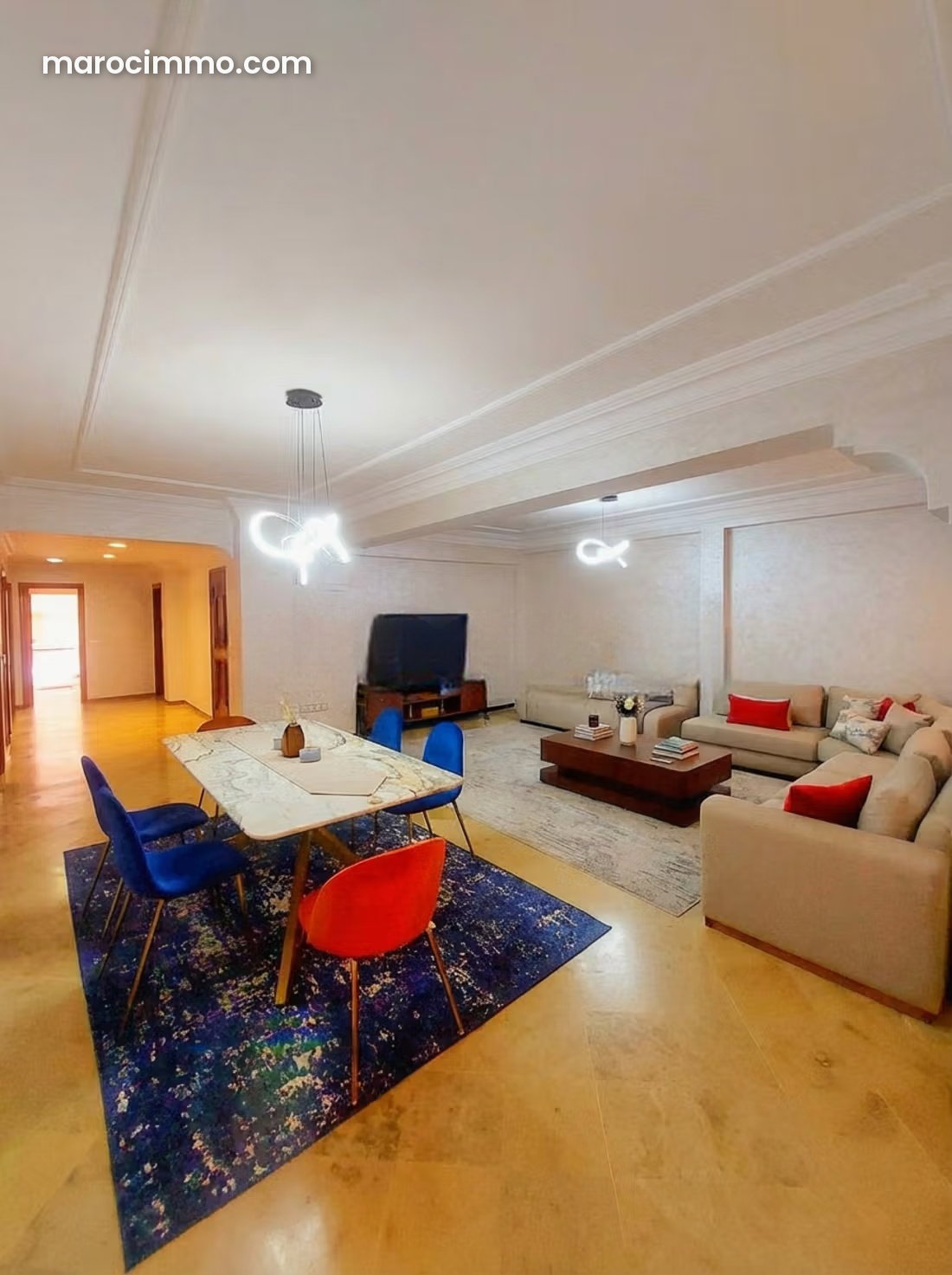 128 m² Apartment, 3 Bedrooms, Terrace, Beauséjour, Casablanca — Casablanca
