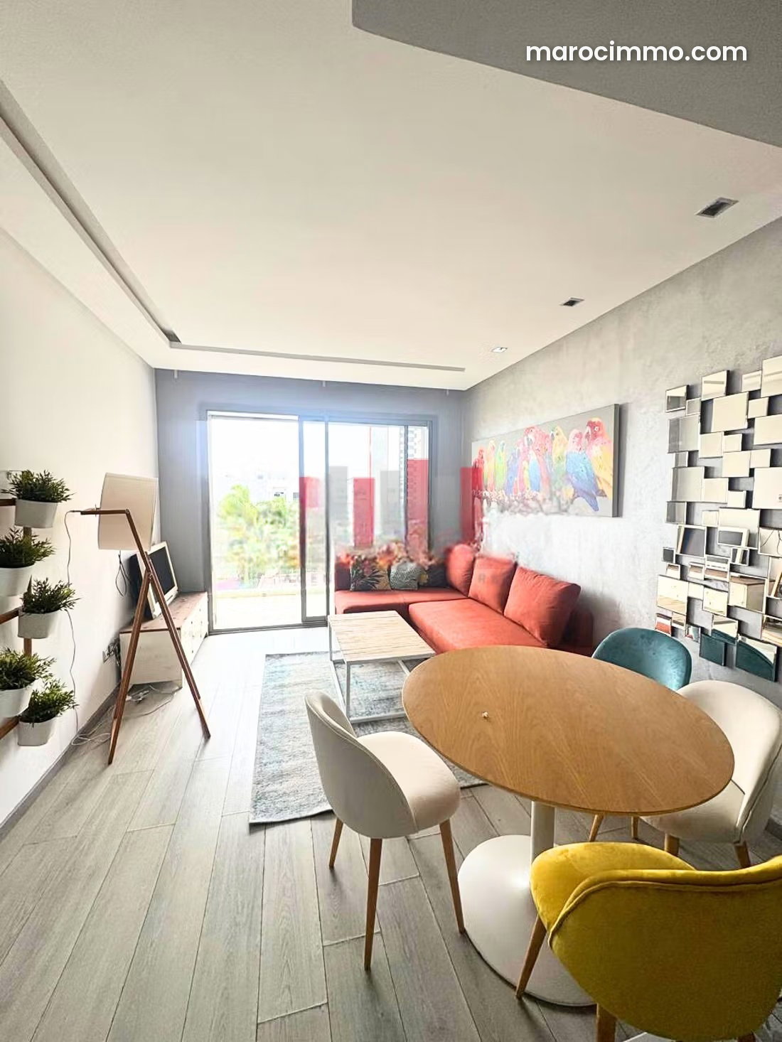 Studio meublé avec terrasse à louer au Maarif Casablanca — Casablanca