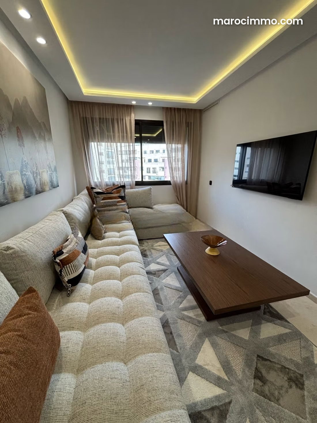 Appartement meublé avec terrasse à louer à Riyad Rabat — Rabat