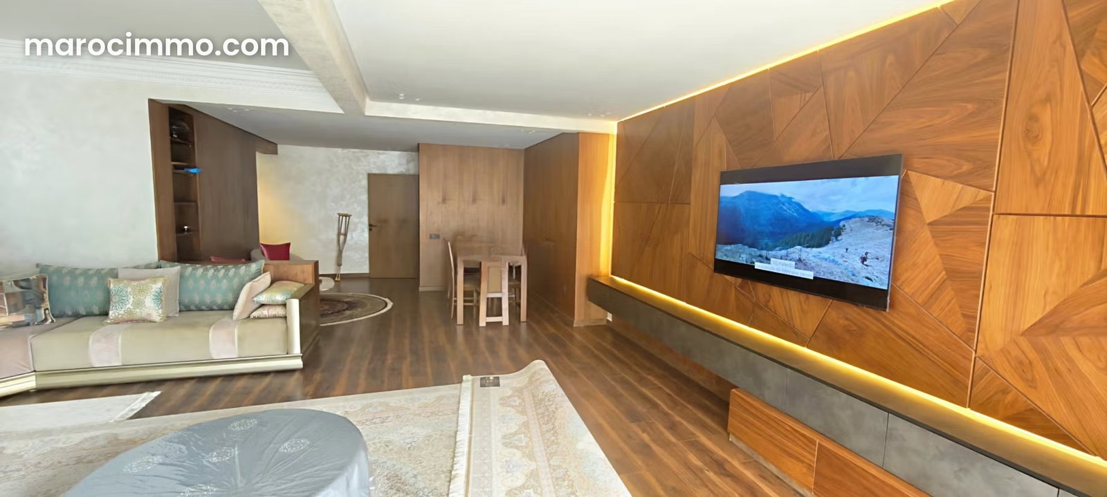 223 m² Apartment, 3 Bedrooms with Terrace, Riyad, Rabat — Rabat