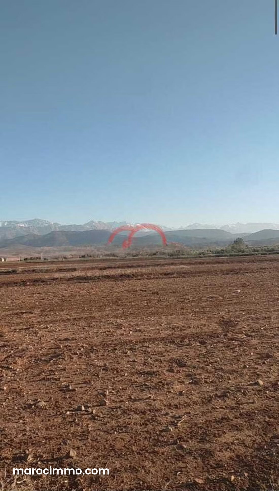 8,619 m² Plot with Atlas Mountain Views on the Tahanaoute Road, Marrakech — Marrakesh