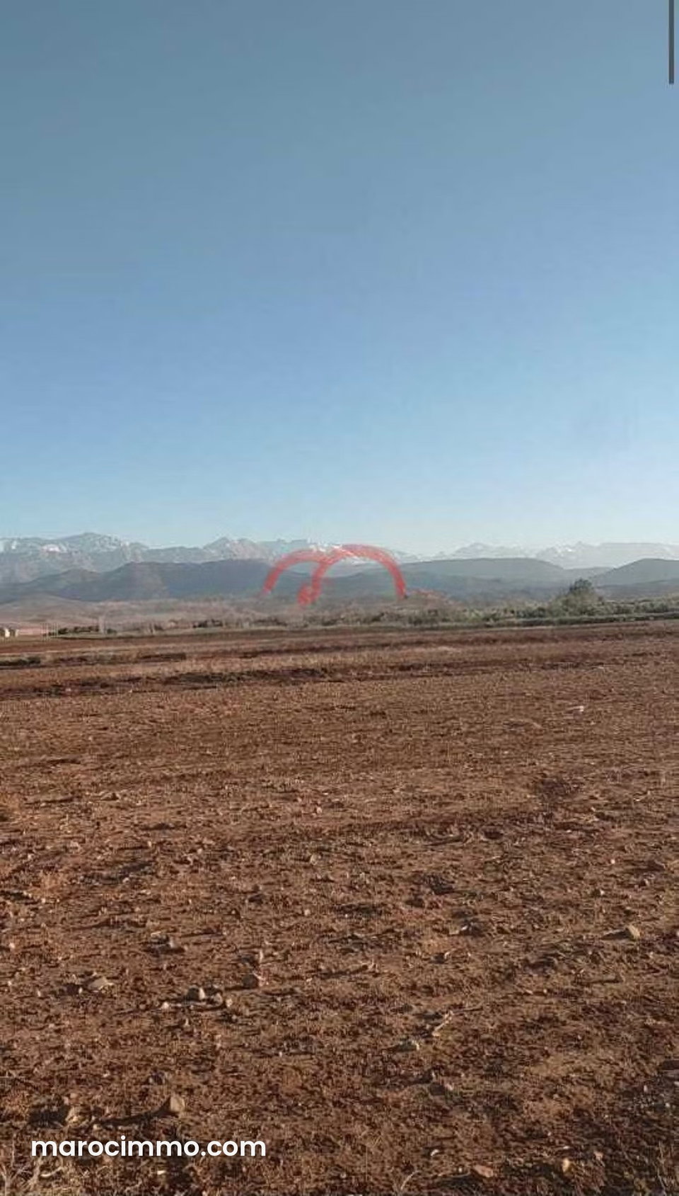 Vente Terrain nu à route de tahanaoute