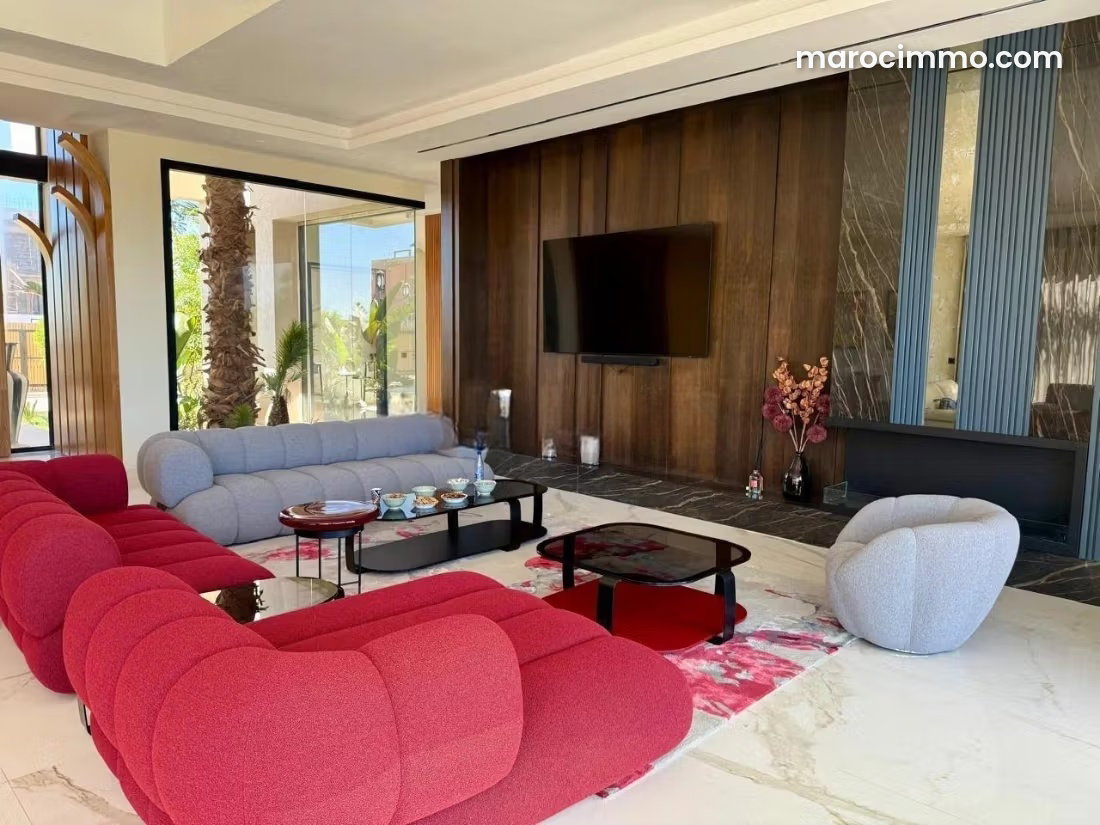 Villa neuve 700 m², golf sécurisé, Portes de Marrakech — Marrakech