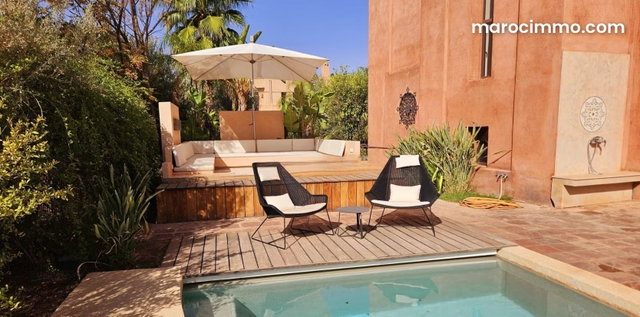 Villa front de front de golf Ourika vue sur Atlas — 3