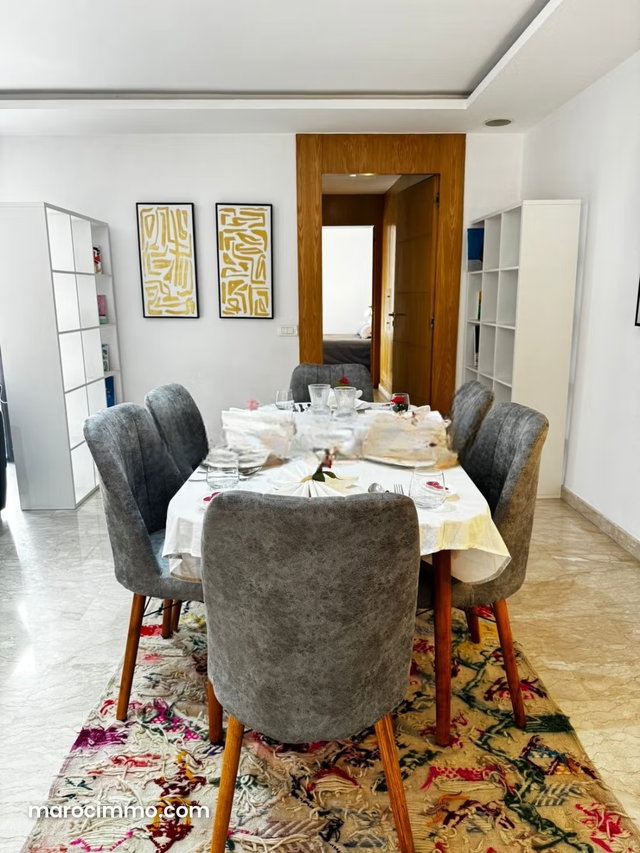 Très bel appartement en location à Anfa. 4 pièces. Meublé — 5