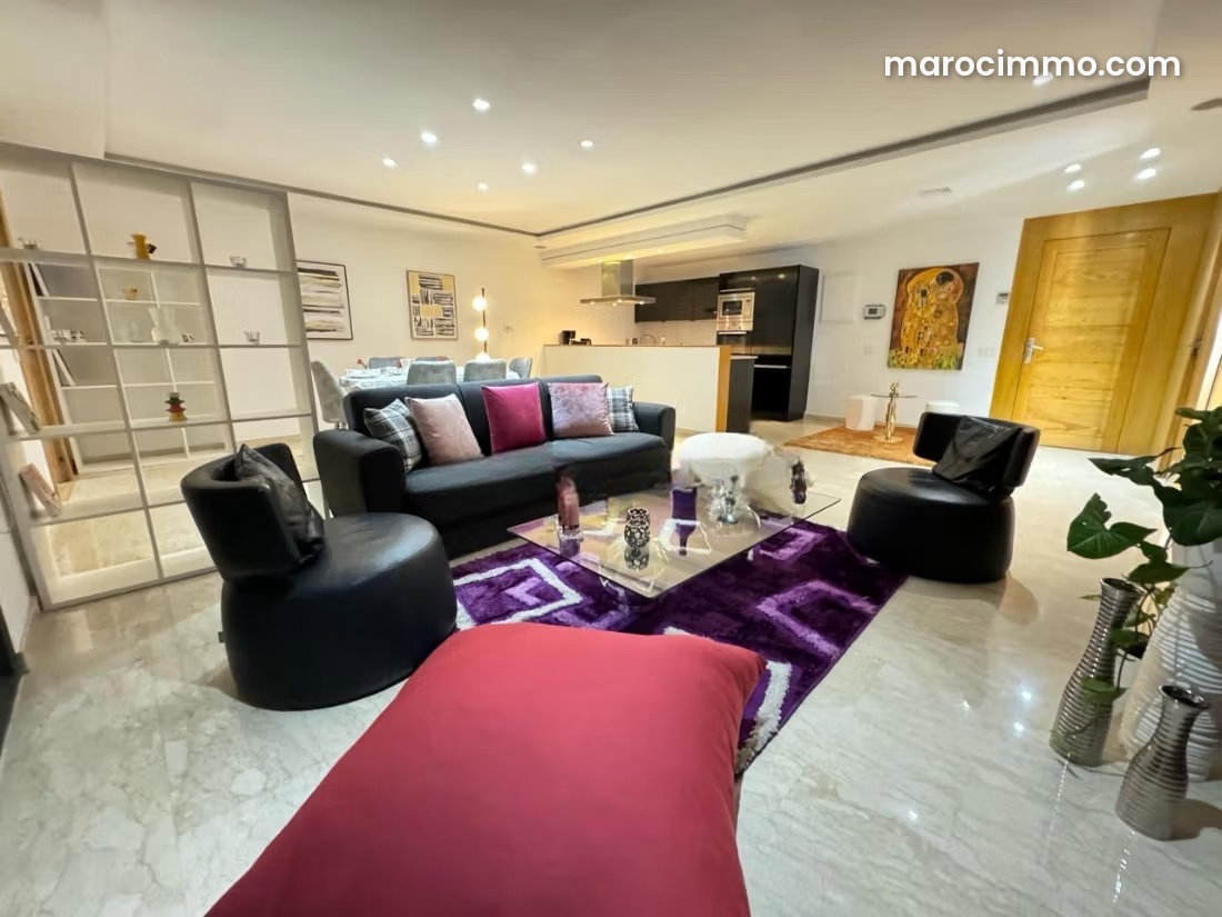 Furnished 4-Room Apartment for Rent in Anfa, Casablanca — Casablanca