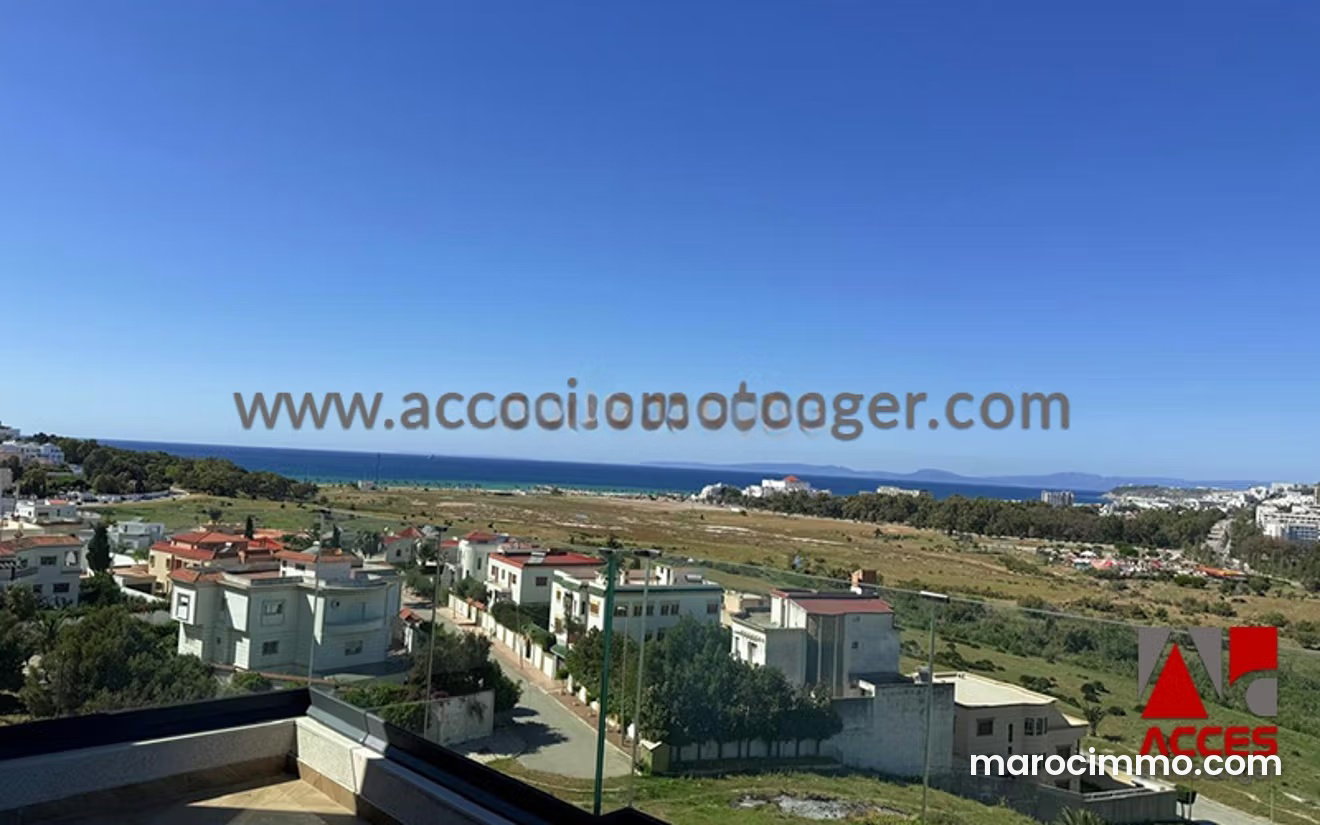 140 sqm Furnished Apartment with Sea Views, Tanja Balia, Tangier — Tangier
