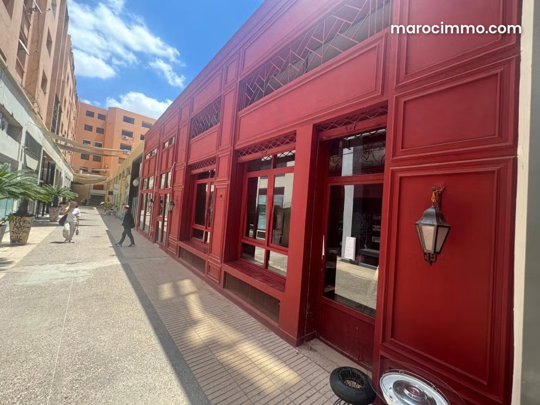 135 sqm Commercial Premises, Operating Café-Restaurant, Gueliz, Marrakech — Marrakesh