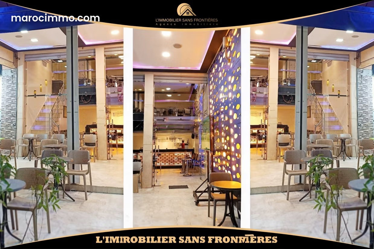 Equipped Café for Sale, M'Hamid, Marrakech, 60 m² Over 2 Levels — Marrakesh