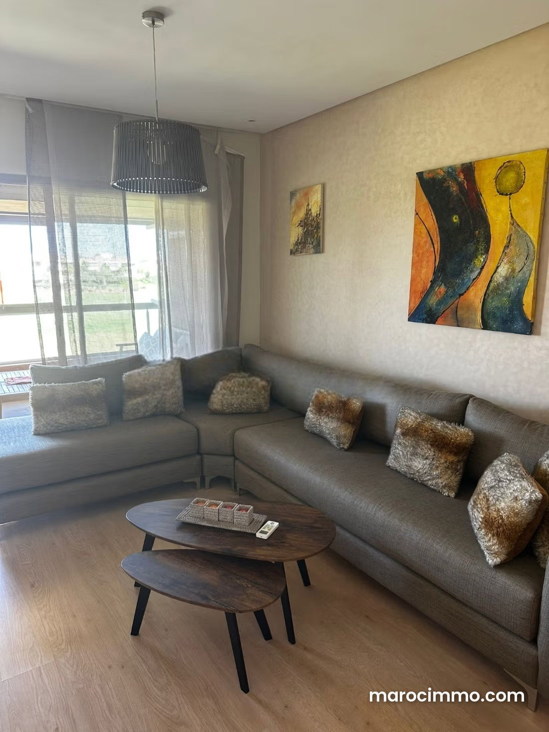 90 m² Furnished Apartment with Terrace and Swimming Pool, Agdal, Marrakech — Marrakesh