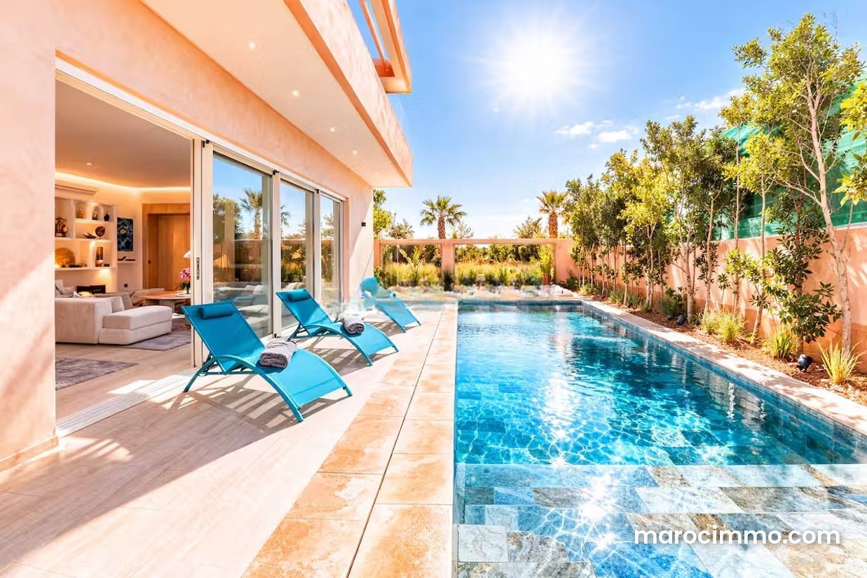 Furnished 340 m² Villa with Pool and Garden, Amelkis, Marrakech — Marrakesh