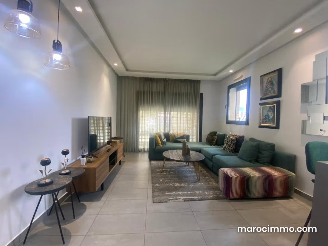 Furnished Studio with Garden, Casablanca Finance City — Casablanca