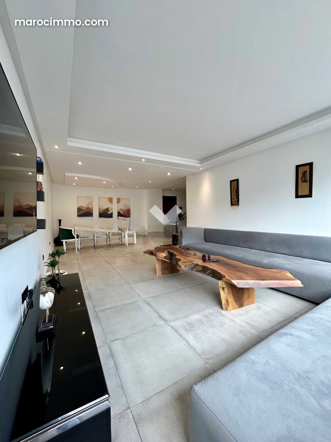 Furnished 165 sqm apartment in Maarif, Casablanca – 6th floor — Casablanca
