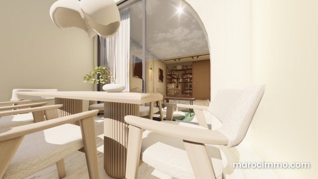 Vente d'un bel appartement à l’hivernage. Surface de 90 m². Porte blindée et système de double vitrage — 3