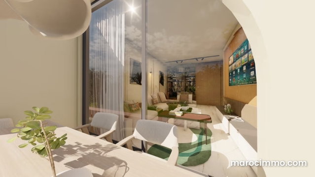 Vente d'un bel appartement à l’hivernage. Surface de 90 m². Porte blindée et système de double vitrage — 2