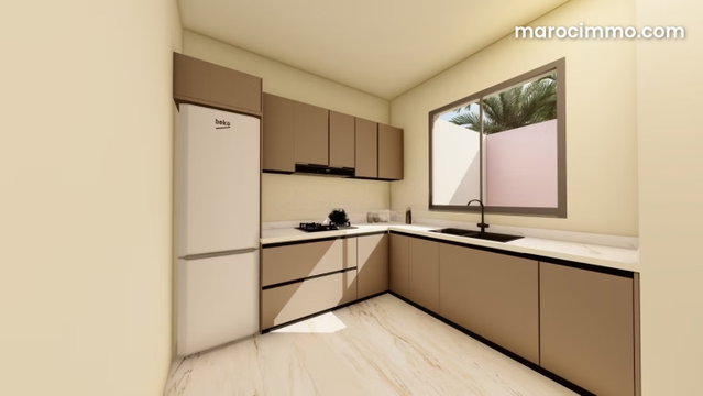 Vente d'un bel appartement à l’hivernage. Surface de 90 m². Porte blindée et système de double vitrage — 4