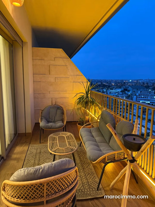 Vend appartement à Casablanca Finance City. 5 pièces confortables. Meublé — 3