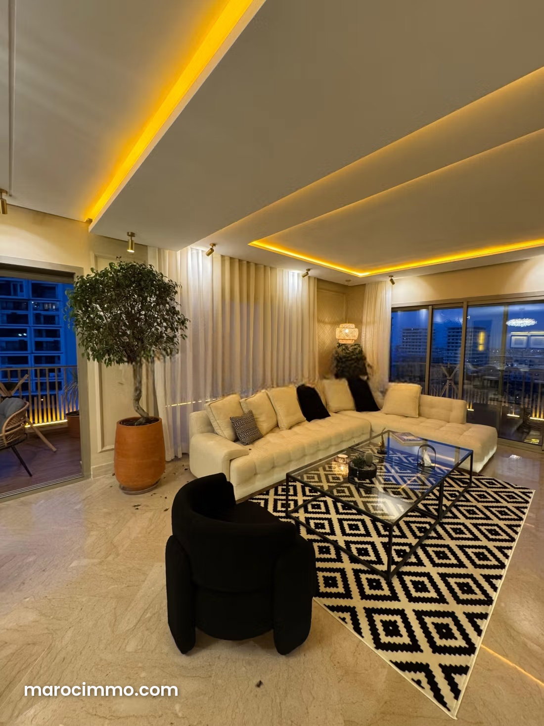 175 sqm Apartment, Top Floor, Casablanca Finance City — Casablanca
