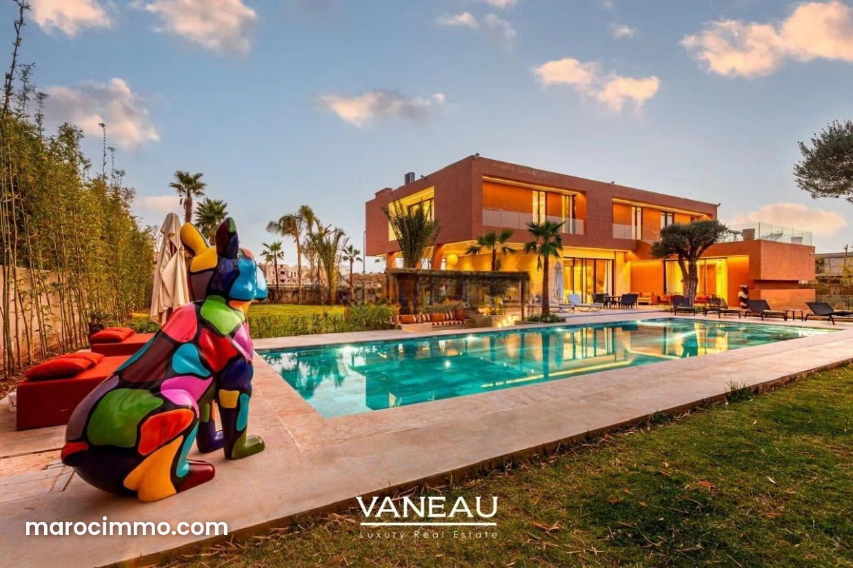 7-Suite Villa with Swimming Pool and Landscaped Grounds, Agdal, Marrakech — Marrakesh