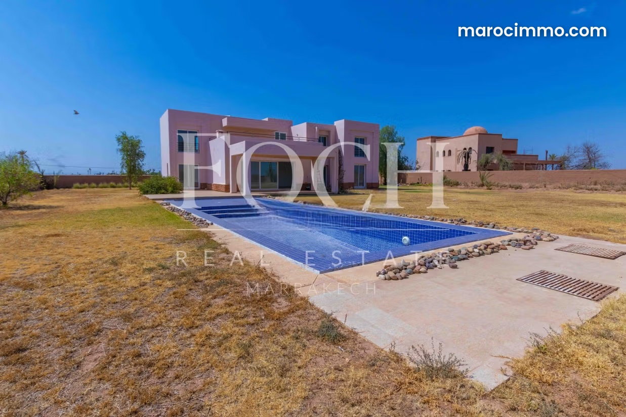 700 sqm villa on a 3,400 sqm plot, Palmeraie, Marrakech — Marrakesh
