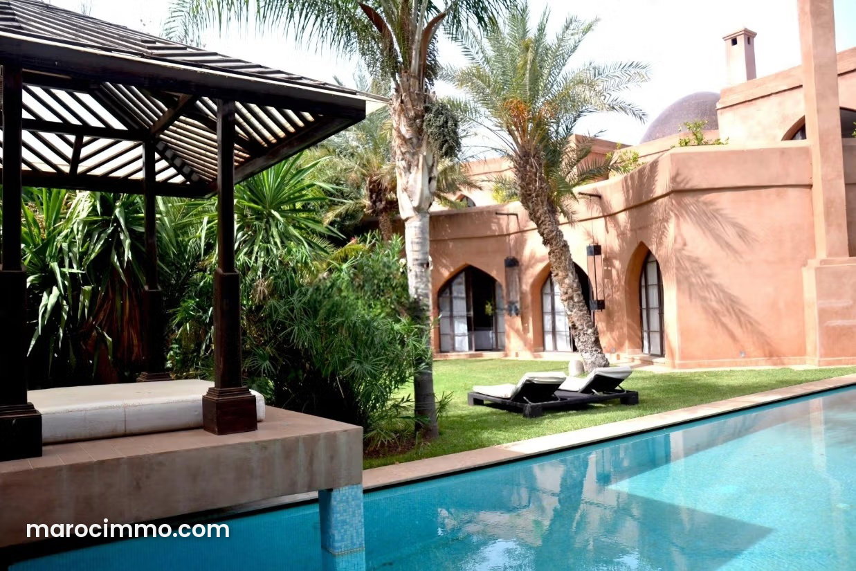 Villa 6 suites avec piscine et jardin 1500 m², Amelkis Marrakech — Marrakech