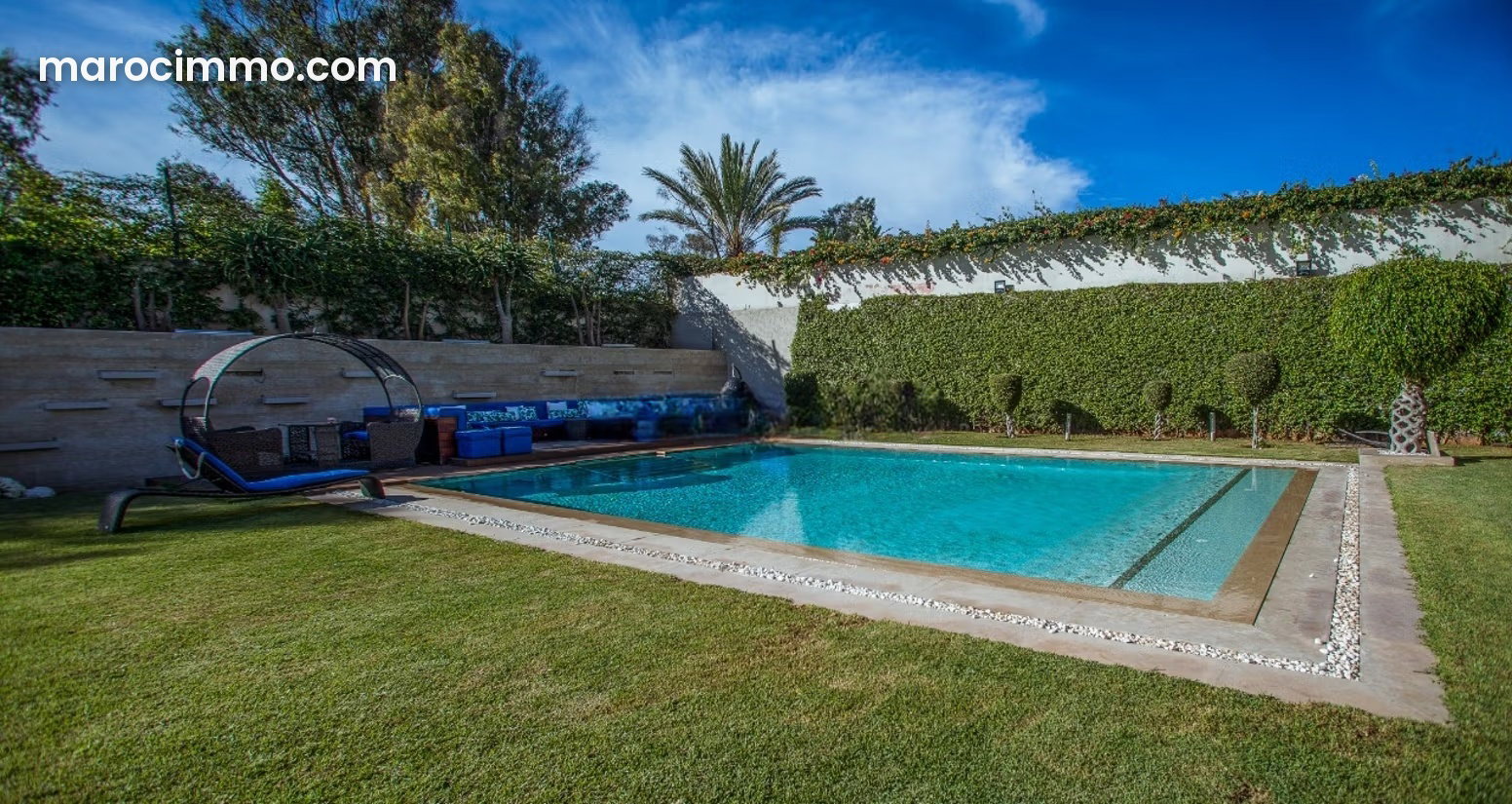 1,800 sqm Villa with Pool and Garden, California, Casablanca — Casablanca