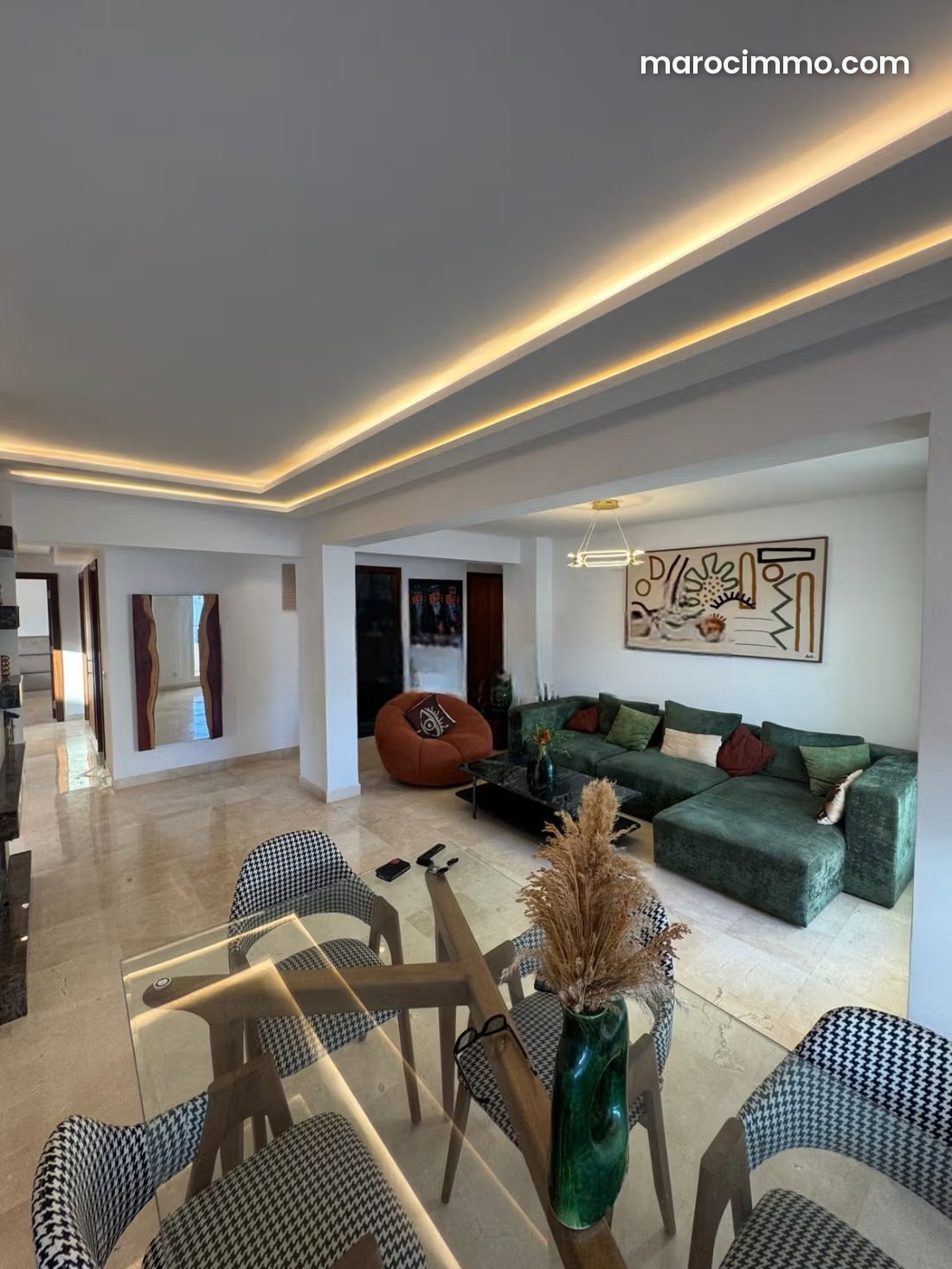 Furnished Apartment with Terrace in Riyad, Rabat — Rabat