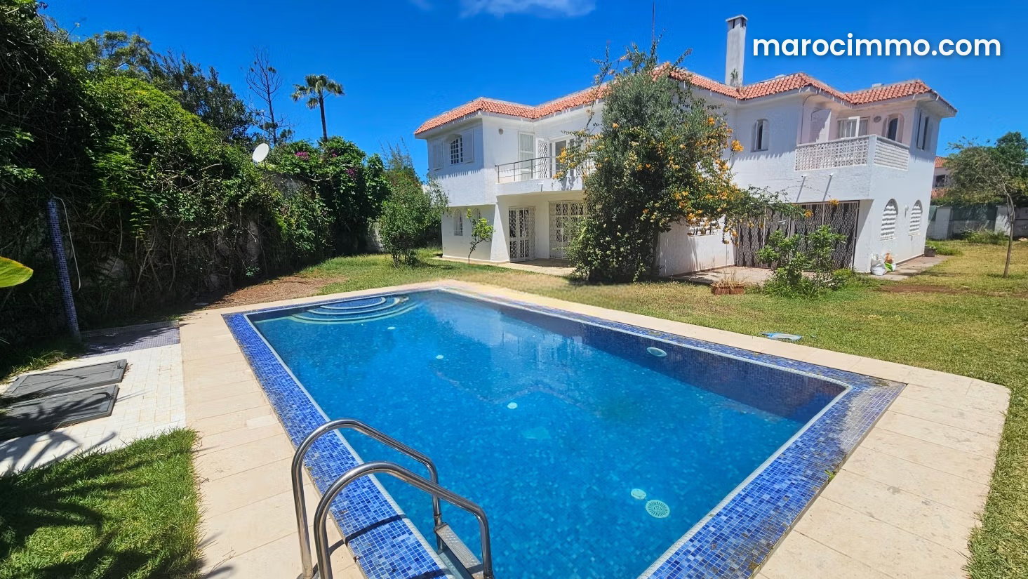Villa 5 chambres avec piscine à louer, Anfa, Casablanca — Casablanca