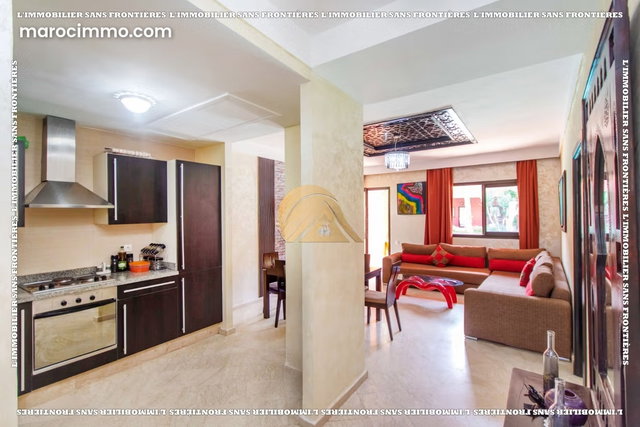 Furnished 93 m² Apartment for Rent, Ground Floor, Route de Casablanca — 4