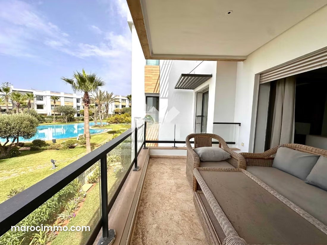 Appartement 6 pièces avec terrasse et jardin à Aïn Diab Casablanca — Casablanca