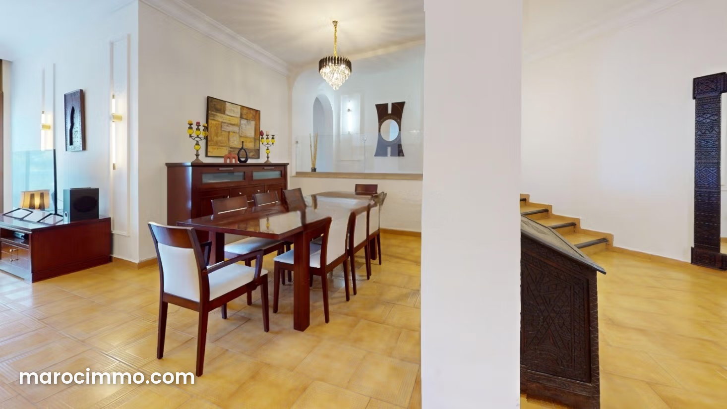 Appartement meublé 185 m², 3 chambres, Haut Agdal, Rabat — Rabat