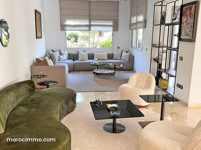 Vente magnifique villa 4chambres avec piscine résidence fermée, Bouskoura — 4