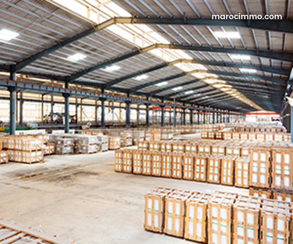 2,200 m² Warehouse in Ain Harrouda Industrial Zone with Highway Access — Ain Harrouda
