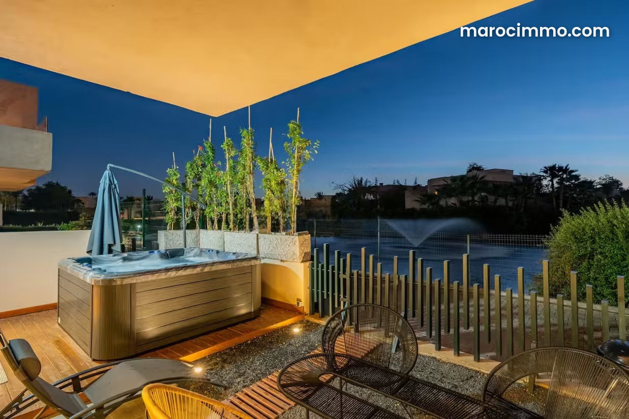 90 m² Apartment with Pool and Mountain Views, Agdal, Marrakech — Marrakesh