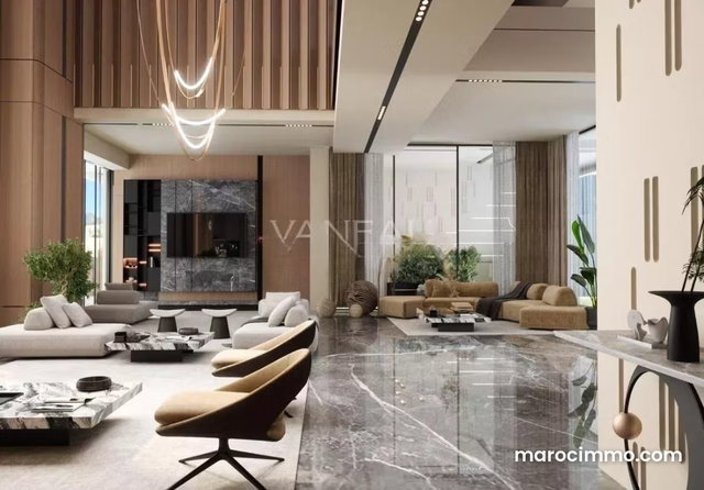 Route Ouarzazate villa en cours de construction 2,7 hectare a — 5