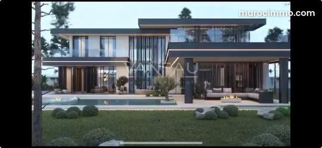 Route Ouarzazate villa en cours de construction 2,7 hectare a — 4