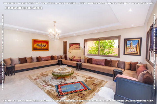 Villa vide à vendre – 400 m² – Jardin privé, Route d’Ourika, Marrakech — 5