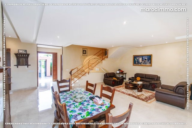 Villa vide à vendre – 400 m² – Jardin privé, Route d’Ourika, Marrakech — 4