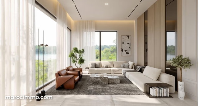 Villa luxueuse et contemporaine au argan golf prestigia — 5