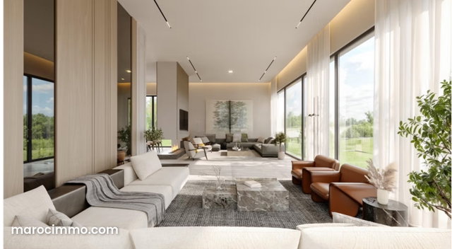 Villa luxueuse et contemporaine au argan golf prestigia — 3